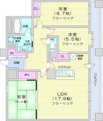 PRIME URBAN円山北四条の物件間取画像